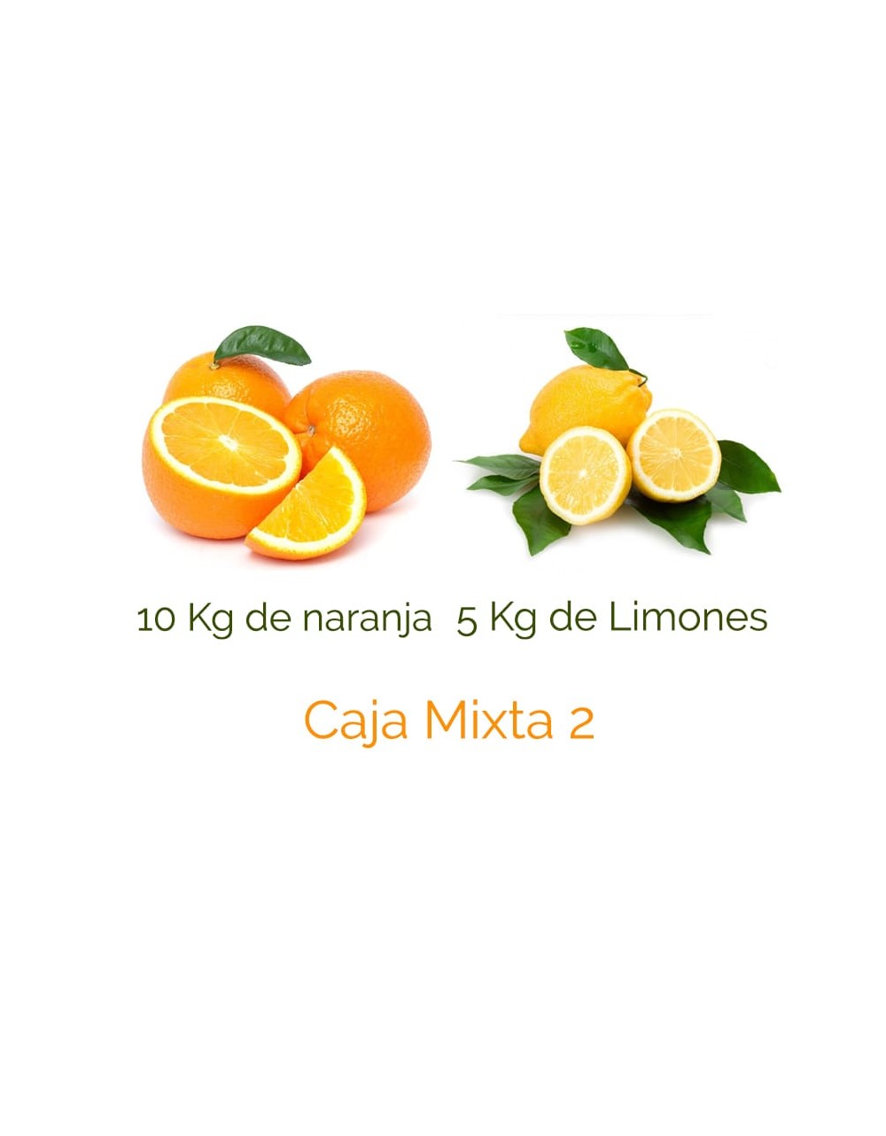 Caja Mixta 2 de 15 kg - Naranjas y limones